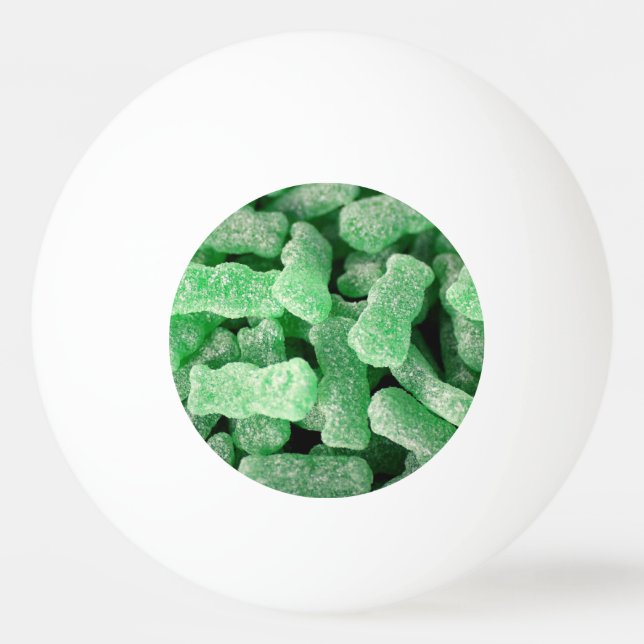 Vodka Infused Jelly Bear Candy Ping-Pong Ball (Front)