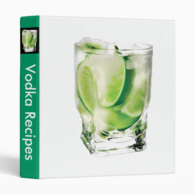 Vodka Lime Avery Binder (Front/Spine)