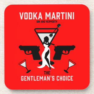 Vodka Martini Drink Gift Beverage Coaster