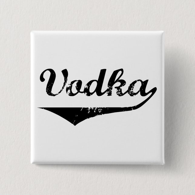 Vodka Pinback Button (Front)
