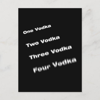 vodka postcard