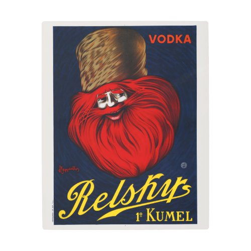 Vodka Relskys France 1911 Vintage Poster