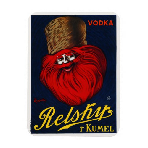 Vodka Relskys France 1911 Vintage Poster Magnet
