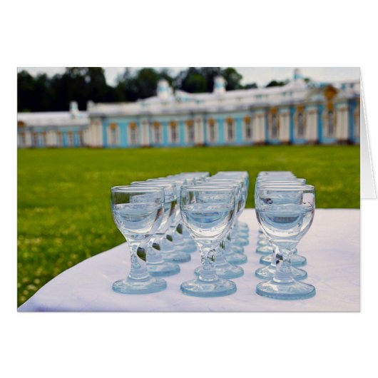 Vodka Shots at Catherine Palace in Russia (Front Horizontal)