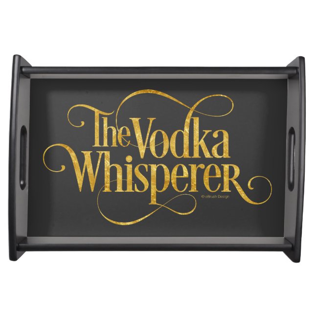 Vodka Whisperer Serving Tray (Front)