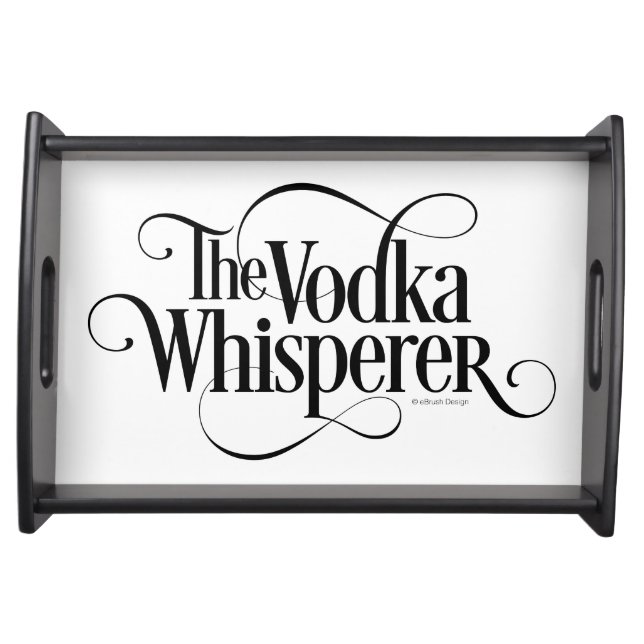 Vodka Whisperer Serving Tray (Front)