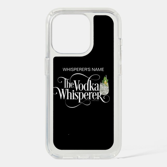Vodka Whisperer Speck iPhone Case (Front)