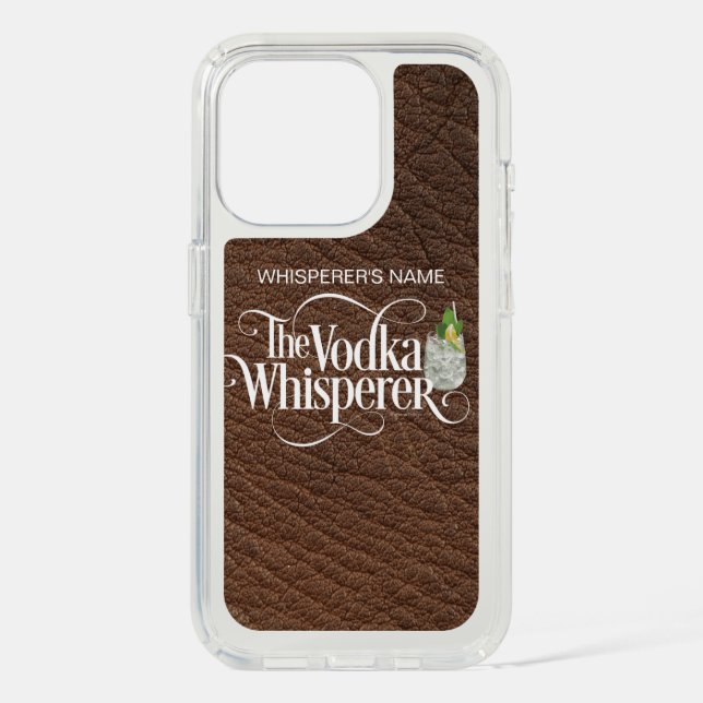 Vodka Whisperer Speck iPhone Case (Front)