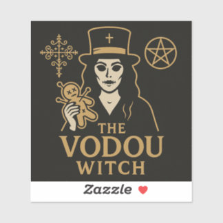 Vodou Witch Sticker