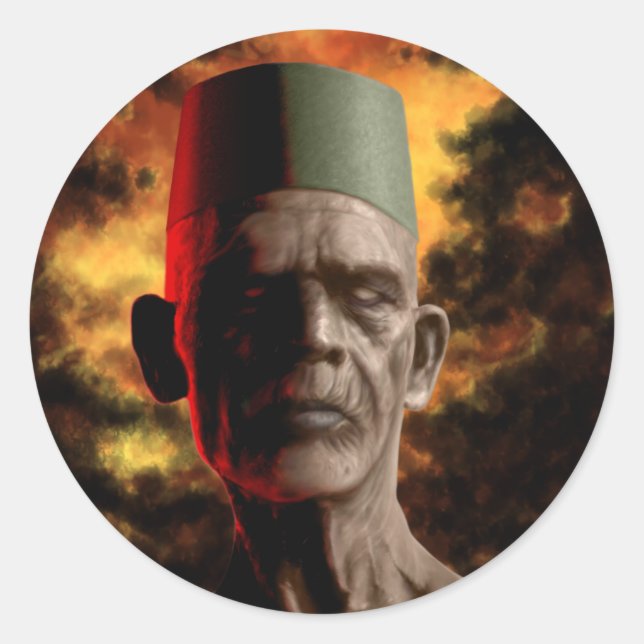 "Vodun Bokor" by HATE Classic Round Sticker (Front)