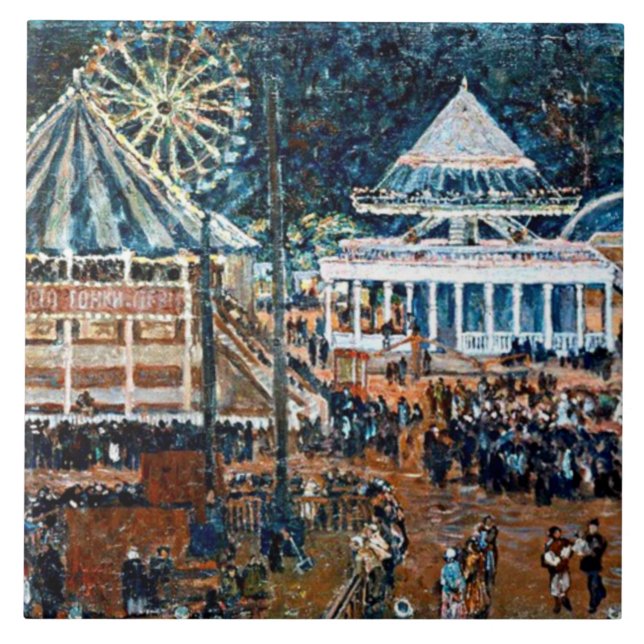 Vogeler - Gorky Park in Moscow Ceramic Tile (Front)