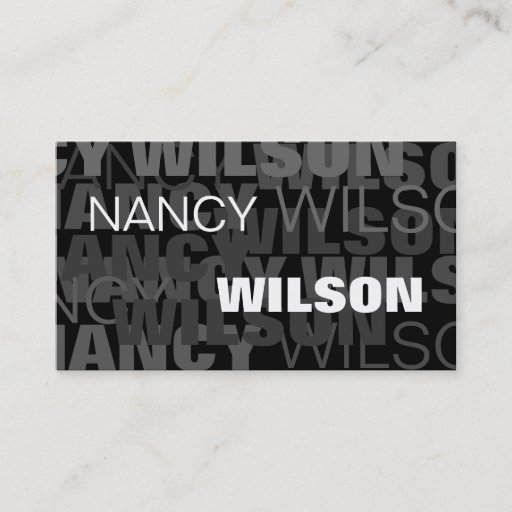 Customizable Vogue Business Card Templates
