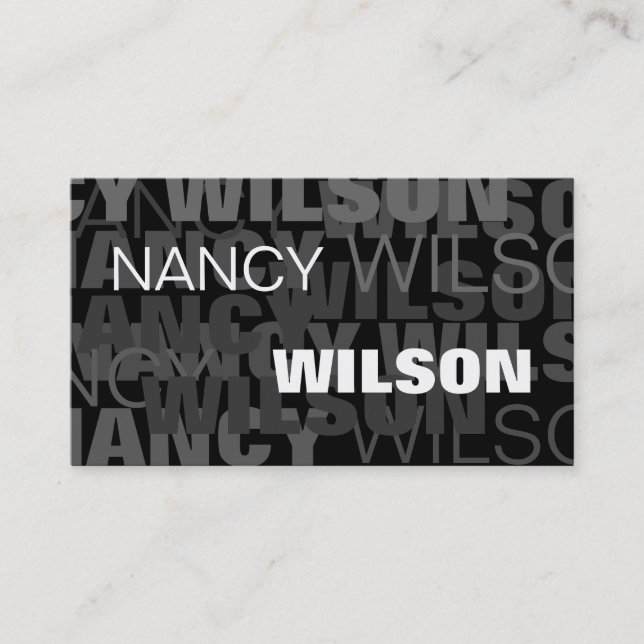 Vogue Business Card (Front)