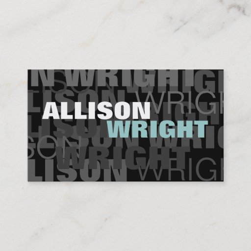 Customizable Vogue ii business cards