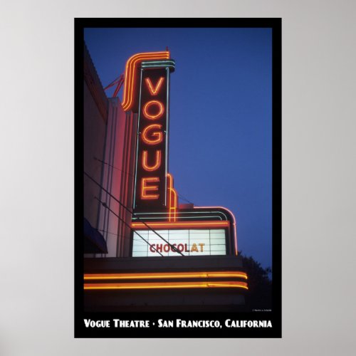 Vogue Theatre Poster