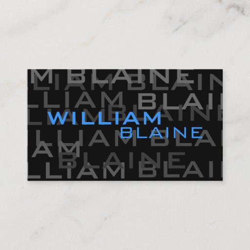 Customizable Vogue vii business cards