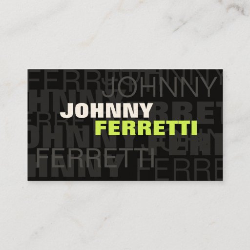 Customizable Vogue viii business cards