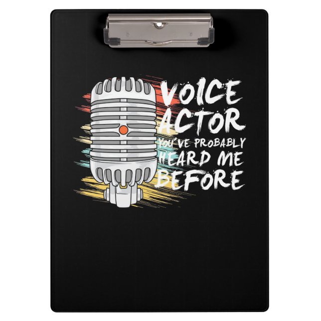 Voice Actor Before Clipboard (Front)