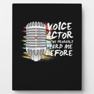 Voice Actor Before Plaque