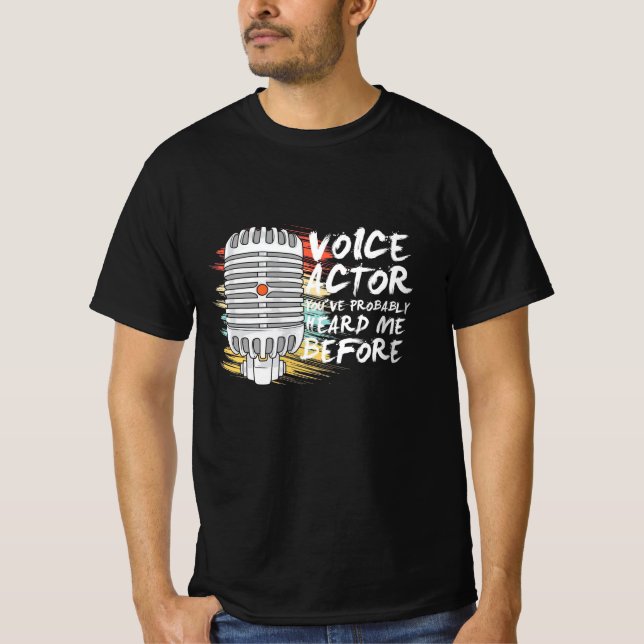 Voice Actor Before T-Shirt (Front)