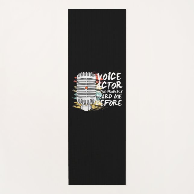 Voice Actor Before Yoga Mat (Front)