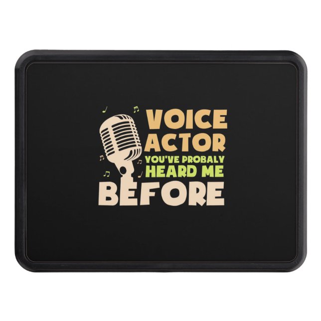 Voice Actor Hitch Cover (Front)