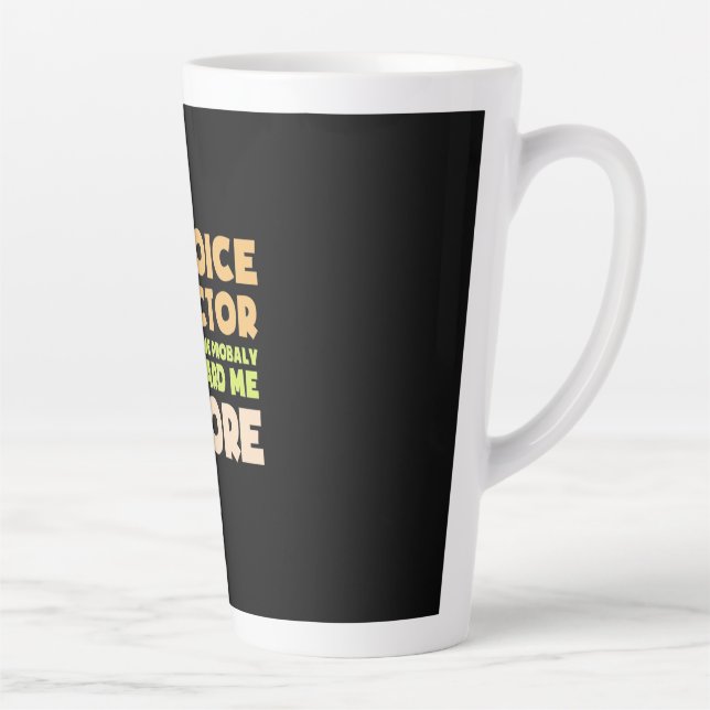 Voice Actor Latte Mug (Right)