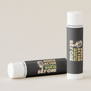 Voice Actor Lip Balm
