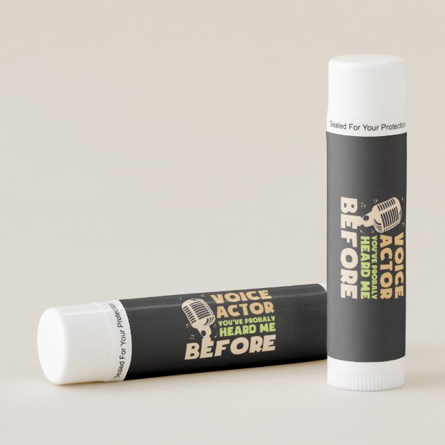 Voice Actor Lip Balm (Front)