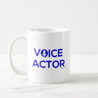 Voice Actor Mug Blue