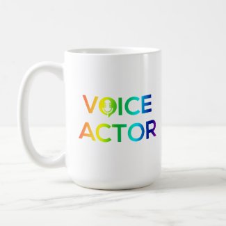 Voice Actor Mug Rainbow - 15 oz