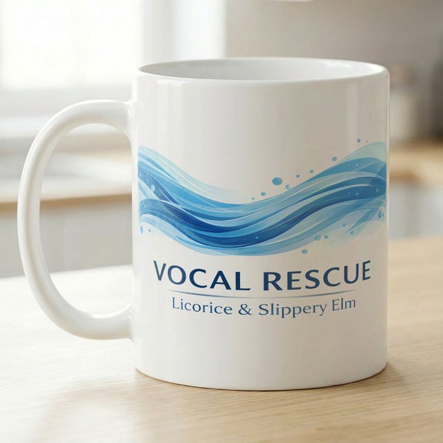 Voice Day Ritual Wave Licorice & Slippery Elm Tea Coffee Mug (Creator Uploaded)