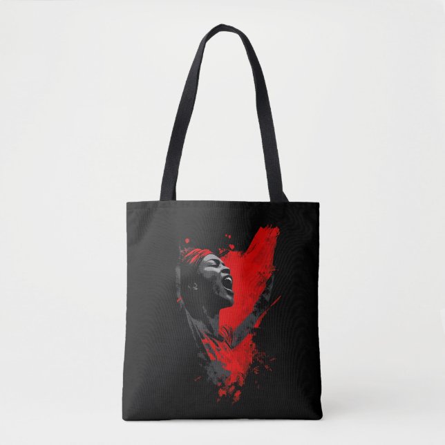 Voice in Red Tote Bag (Front)