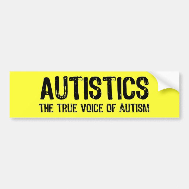 Voice of Autism Bumper Sticker (Front)