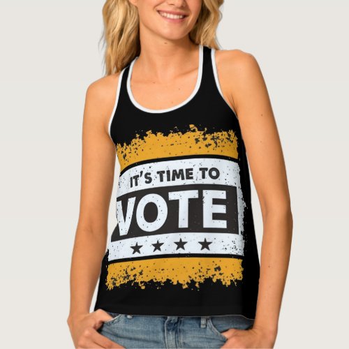 Voice of Democracy Inspiring 2024 US Election Tank Top