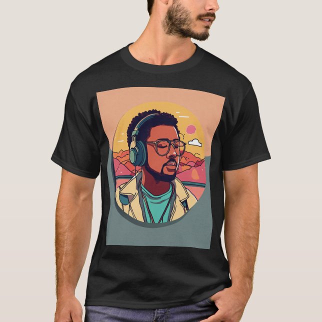 Voice of love singer Print T-shirt Design for men (Front)