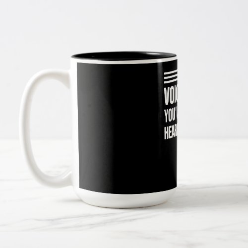 Voice_Over Artist  Voice Acting Premium Gift Two_Tone Coffee Mug