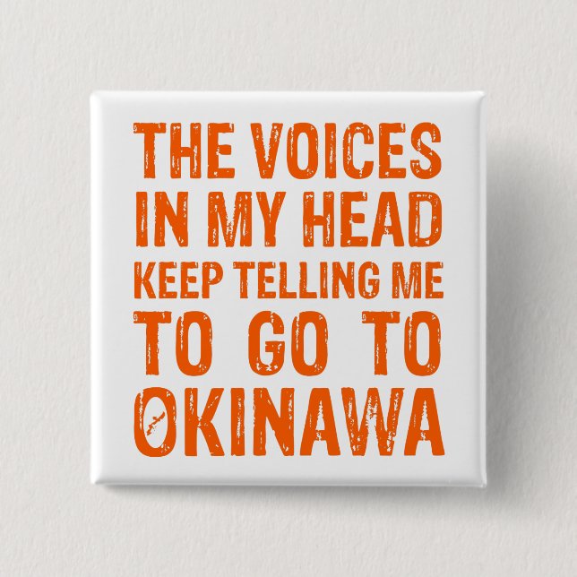 Voices In My Head Button (Front)