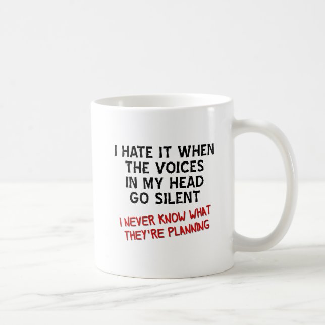 Voices in My Head Funny Mug (Right)