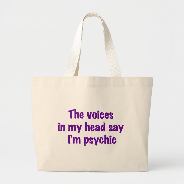 Voices Large Tote Bag (Front)