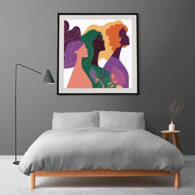 Voices of Change 8 Poster, Minimalist, Feminist Poster (Creator Uploaded)