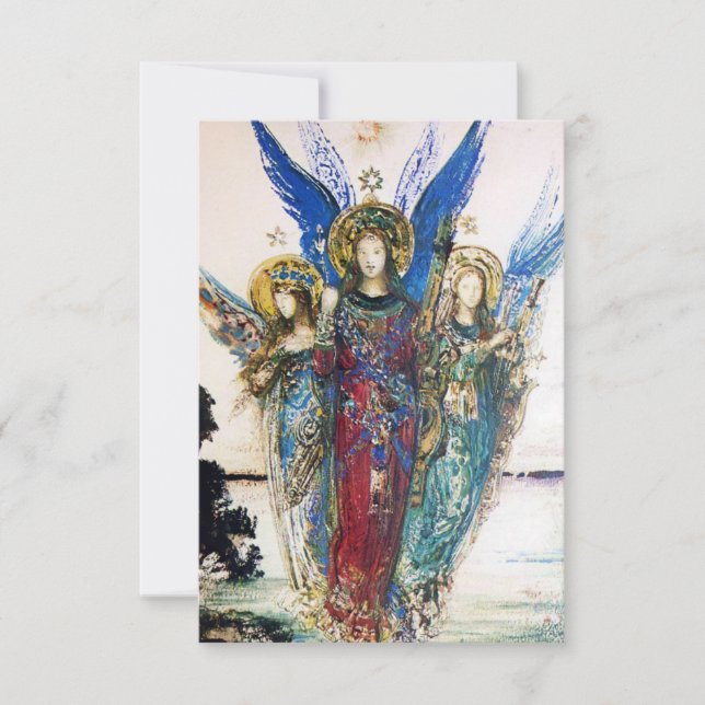 “Voices of Evening” by Gustave Moreau Thank You Card (Front)