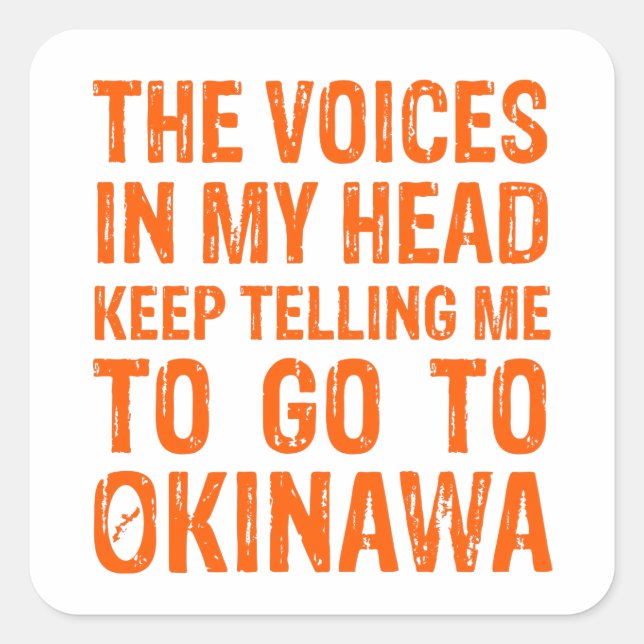 Voices Of Okinawa Sticker (Front)