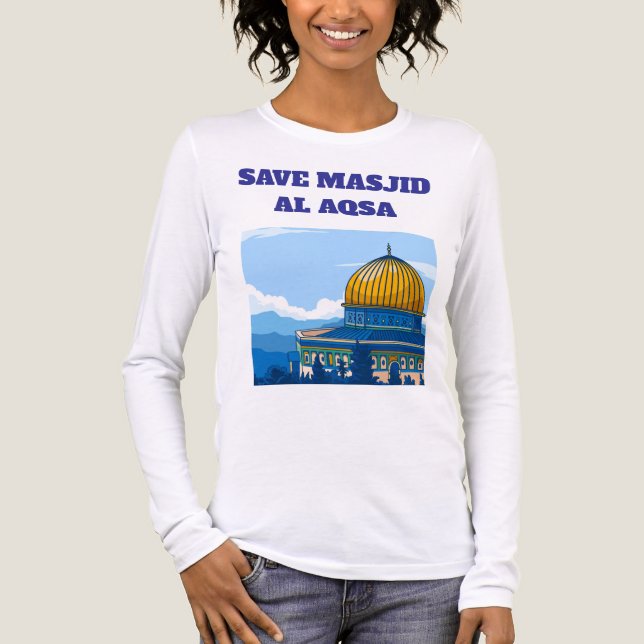 Voices of Palestine – Humanity Cries for Justice T Tri-Blend Shirt (Front)