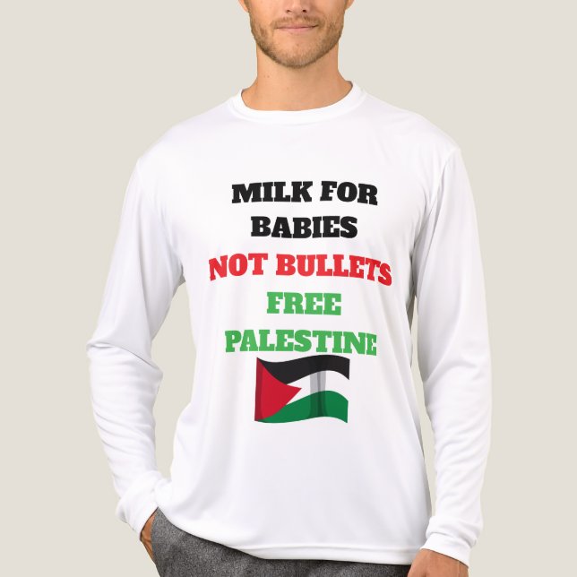 Voices of Palestine – Humanity Cries for Justice T Tri-Blend Shirt (Front)
