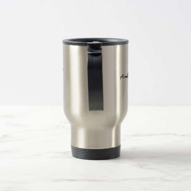 voices united for endometriosis Travel Coffee Mug! Travel Mug (Handle)