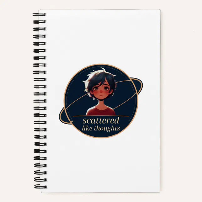 Kitchen Draw Void Void 2 Scattered Like Thoughts Portrait Notebook | Zazzle