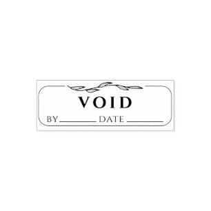 VOID Business Bookkeeping Signature and Date Self-inking Stamp
