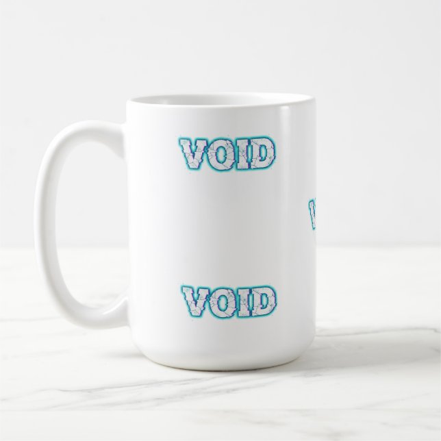 VOID//CRACKED: Enter the Electric Abyss Coffee Mug (Left)