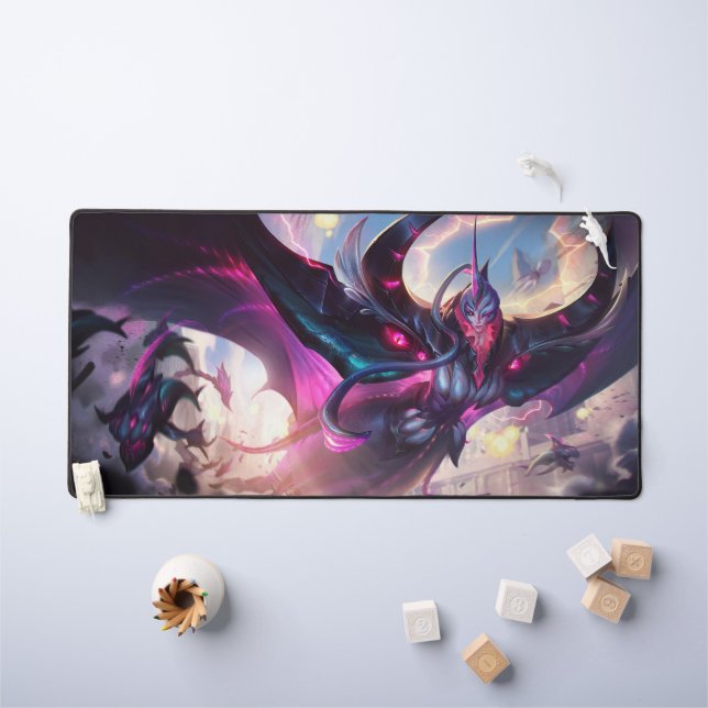 Void Empress Gaming Desk Mat | Customizable Pad (Kids Table)